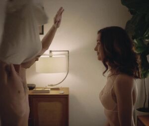 Sexy Katie Findlay scene from Straight Up (2019)