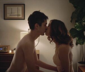 Sexy Katie Findlay scene from Straight Up (2019)