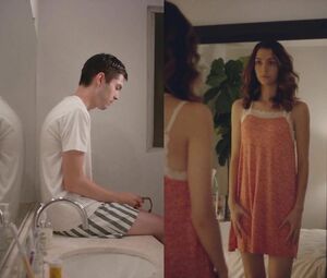 Sexy Katie Findlay scene from Straight Up (2019)
