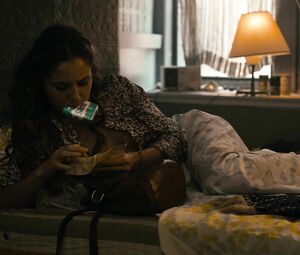 Margarita Levieva shows tits on The Deuce s01e03 (2017)