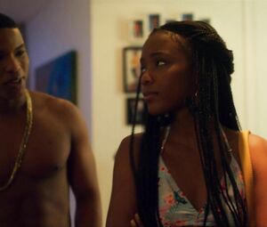 Sexy Ama Qamata scenes from - Blood & Water s01e02 (2020)