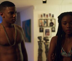 Sexy Ama Qamata scenes from - Blood & Water s01e02 (2020)