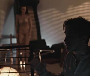 Naked Bobbi Jene Smith shows bush in Aviva (2020)