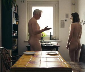 Explicit nude scene from Das melancholische Madchen (2019) featuring Marie Rathscheck