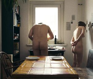 Explicit nude scene from Das melancholische Madchen (2019) featuring Marie Rathscheck