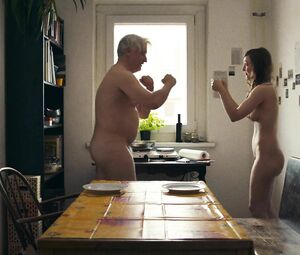 Explicit nude scene from Das melancholische Madchen (2019) featuring Marie Rathscheck