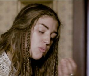 Morgan Taylor Campbell displays her sexy bush in The Orchard (2016)