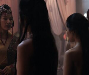 Olivia Cheng nude, Tara Lucia Prades nude – Marco Polo s01e03 (2014)