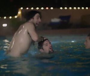 Judith Godreche, Taylor Schilling Nude - The Overnight (2015)