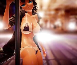 3D Hentai Hibiki Saiba Pole Dance