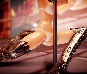 3D Hentai Hibiki Saiba Pole Dance
